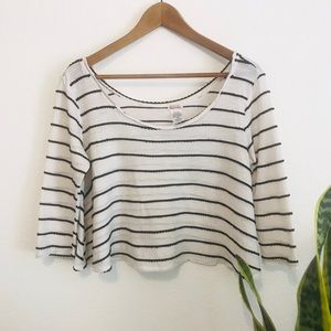 NORDSTROM // Ten Sixty Sherman Striped Crop Top